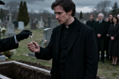 AT MY FATHER’S FUNERAL, THE GRAVEDIGGER PULLED ME ASIDE: “SIR, YOUR DAD PAID ME TO BURY AN EMPTY COFFIN.” | SAID, “STOP JOKING.” HE SLIPPED ME A KEY AND HISSINGLY SAID, “DON’T GO HOME. GO TO UNIT 17-NOW.” MY PHONE BUZZED: MOM TEXTED, “COME HOME ALONE.” IN UNIT 17, I FOUND…