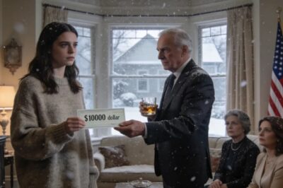 “BETWEEN JOBS AGAIN,” DAD SIGHED AT CHRISTMAS DINNER. BROTHER NODDED: “SHE CAN’T FIND REAL WORK.” I KEPT HOLDING THE CHECK. THE TV ANNOUNCER’S VOICE FILLED THE ROOM: “BREAKING NEWS: INVISIBLE BILLIONAIRE REVEALED AS LOCAL WOMAN…”