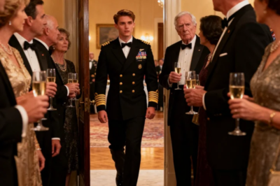 MY FATHER THE ADMIRAL ANNOUNCED HIS NEW WIFE’S DAUGHTER AS THE “YOUNGEST COMMANDER EVER. “THEY WERE CELEBRATING, CHAMPAGNE IN HAND, WHEN I ENTERED IN FULL UNIFORM. THE CROWD WENT SILENT.HIS GLASS SLIPPED. “WHO APPROVED THIS RANK?!” HE SHOUTED. MY FAMILY UTTERLY STUNNED