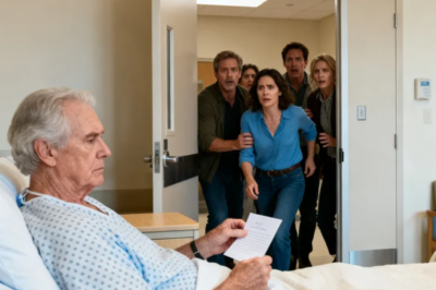 I WAS TAKEN TO THE HOSPITAL WITH A SEVERE HEADACHE. I CALLED EVERYONE-CHILDREN, DAUGHTERS-IN-LAW, AND GRANDCHILDREN-NO ONE CAME. MY DIL REPLIED, “FAMILY VACATION. DON’T BOTHER US.” WHEN THEY FINALLY CAME TO THE HOSPITAL, THEY FOUND ONLY A NOTE REVEALING… “MILLION-DOLLAR FORTUNE? NOT YOURS!