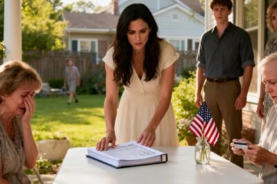 “She doesn’t care about family,” aunt Patricia announced at the reunion, loud enough for everyone. “Never helps. Never gives.” my parents nodded sadly, cousins whispered. I said nothing, i simply placed a bound document in the Center of the table: 84 months of wire transfers. $441,000. Their mortgage. Dad’s truck. Grandma’s nursing home. The restaurant that failed anyway. The forensic accountant stood: “and beginning on page 47, the identity theft. Seven accounts. $213,000. All traced to this address. Aunt Patricia’s credit card was declined before she could reach for her purse.