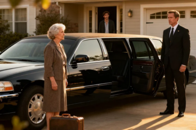 If you won’t go to a nursing home, pack a bag and leave my house-now!” my son yelled, staring into my eyes. I stayed calm, smiled, folded my clothes, and closed the suitcase. An hour later, a limousine pulled up. When he opened the door and saw who came for me… His smile vanished.