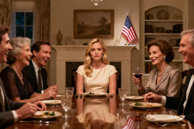 My dad’s new wife mocked me at dinner. Everyone laughed. Dad told me to “stop making a scene.” so I stayed quiet… Until she mentioned her job. Then i pulled out my phone… And watched their smiles fade