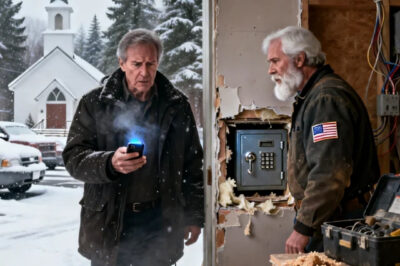 A year after my wife passed away, I hired an electrician to rewire her old workshop. When he called and said, “come home right now. I found something hidden in the wall-but come alone.”  when I got there, I froze at what I saw.