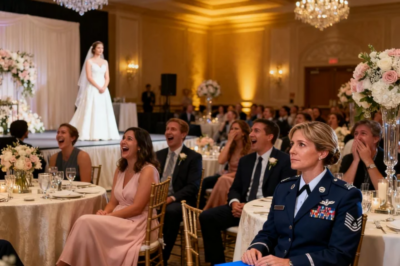 I’M GIVING AWAY DAMAGED GOODS,” MY FATHER ANNOUNCED AT MY WEDDING. 180 GUESTS LAUGHED. HE HAD NO IDEA A COLONEL WAS SITTING IN THE FOURTH ROW WITH A BLUE FOLDER ON HER LAP RITE U.S. “THE AIR FORCE DISAGREES” 2