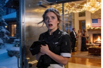 AT THE FRONT DOOR, MY DAD HANDED ME A UNIFORM AND SAID: 30 WEALTHY GUESTS ARE WAITING. I HAD TO COOK, CLEAN, AND SERVE THEM LIKE “HIRED HELP.” EVERYTHING HAD TO BE “ELEVATED.” I TIED ON THE APRON. BUT THE MOMENT HE LEFT, I EMPTIED THE KITCHEN. LEFT AN INVOICE ON THE FRIDGE-BUT THE REAL EVICTION WAS STILL TO COME