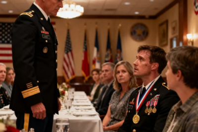 AT A VETERANS’ DINNER, THE COLONEL LEANED TOWARD MY BROTHER AND ASKED ONE QUESTION: “CAN YOU TELL ME HOW YOU EARNED THIS DECORATION, SON?” HIS COLOR DRAINED. HE POINTED AT MY FATHER. “HE TOLD ME IT BELONGED TO OUR UNCLE.” THE UNCLE NEVER EXISTED