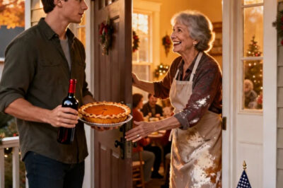 I showed up at a stranger’s house for thanksgiving by mistake. They opened the door: “you’re here! Finally!” before I could explain, they pulled me inside. Fed me. Treated me like family. I kept trying to tell them. Then someone walked in and said five words that changed everything. Suddenly everyone was staring at me. “Who are you?”