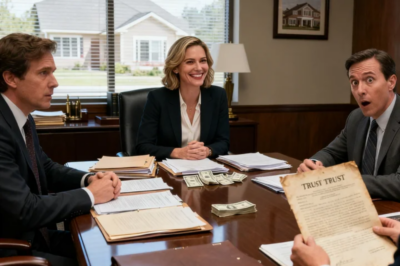 My stepsister sold our FAMILY CABIN for $900,000. She said: “Relax. It’s already under contract.” I thought she was bluffing-until the TITLE company called my phone. At closing, they pulled the old TRUST papers she never mentioned. She sat there smiling like the money was already hers. Then one line was read out loud… and the whole room changed. THE BUYER CALLED ME.