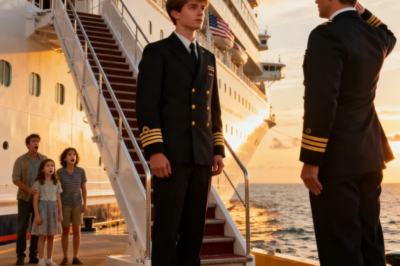MY FAMILY BANNED ME FROM THE CRUISE TRIP. THEY SAID: “WE HAD NO PLACE FOR YOU…” I JUST SMILED FROM THE DISTANCE… UNTIL THE CHIEF OFFICER STEPPED FORWARD, LOOK AT ME AND SAID: “WELCOME ABOARD, CAPTAIN.” EVEN MY PARENTS SPEECHLESS AND FROZEN.