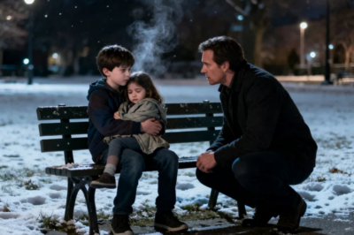 A COLD DECEMBER NIGHT. A 7-YEAR-OLD BOY WAS SITTING ON A PARK BENCH, CRYING WHILE HOLDING HIS LITTLE SISTER. THE LITTLE GIRL’S CONDITION WAS GETTING WORSE IN THE FREEZING COLD. I ASKED WHAT HAD HAPPENED. THE BOY SAID THEIR MOTHER HAD LEFT THEM THERE. THEY HAD NO ONE. I CALLED THE POLICE, AND SOON IT BECAME CLEAR…