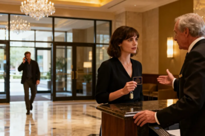 MY HUSBAND AND I ARRIVED AT THE HOTEL. WHILE I WAS COMPLETING THE CHECK-IN AT THE DESK, HE WALKED AWAY TO ANSWER A CALL. AS I WAS ABOUT TO PICK UP THE KEYS, AN ELDERLY MANAGER APPROACHED ME AND ASKED, “IS THAT YOUR HUSBAND?” I CONFIRMED. THEN HE SAID QUIETLY, “FOLLOW ME. YOU HAVE TO SEE THIS.