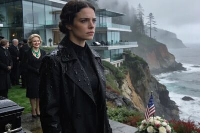 AT MY GRANDMOTHER’S FUNERAL, MY STEPMOTHER PULLED ME ASIDE AND WHISPERED, “VESPER, PLEASE LEAVE IMMEDIATELY. THERE’S NOTHING HERE FOR YOU.” THEN SHE ADDED, “DON’T FIGHT US FOR THE ESTATE, YOU’LL LOSE EVERYTHING.” WHEN I OPENED THE DOORS AND SHE SAW WHO WAS WAITING IN THE RAIN, SHE WAS 1 FROZEN IN SHOCK.