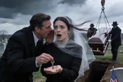 AT MY MOTHER’S FUNERAL, THE GRAVEDIGGER CALLED ME OVER AND QUIETLY SAID, “MA’AM, YOUR MOM PAID ME TO BURY AN EMPTY COFFIN.” I REPLIED, “STOP FOOLING AROUND.” HE SILENTLY PLACED A KEY IN MY HAND AND WHISPERED, “DON’T GO HOME. GO TO UNIT 16 – RIGHT NOW.” AT THAT MOMENT, MY PHONE VIBRATED. A MESSAGE FROM MOM POPPED UP: “COME HOME ALONE.” WHEN I REACHED UNIT 16, I FOUND…