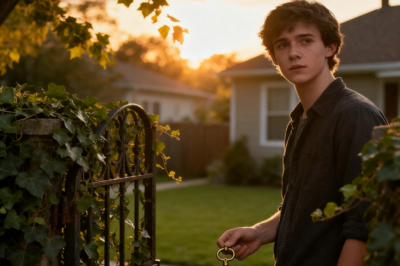 MY DYING, WORKAHOLIC FATHER GAVE ME A KEY AND WHISPERED, “TAKE CARE OF THE GARDEN.” I WAS CONFUSED— WE ONLY HAD A LAWN. THE KEY LED TO A HIDDEN GATE… AND THE SECRET WORLD HE’D BUILT FOR 40 YEARS.