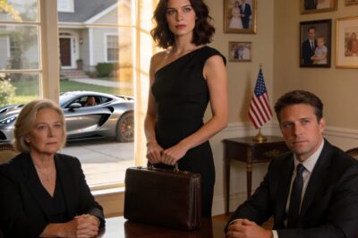 At my vineyard wedding in Willamette Valley, three empty chairs stared back at me—mom, dad, and my brother. I walked down the aisle alone. Two years later, I posted one photo online: my new $135,000 Porsche. That same night my phone rang. Mom. “Emergency family meeting tomorrow.” When I arrived, they were already seated at the table with paperwork prepared and the same old expectations they had always had for me. But this time was different. Because inside my briefcase was something that made the entire room go completely silent.