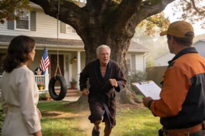 AT THE COMMUNITY GARDEN, I BOUGHT A HOMELESS VET COFFEE, HE LOOKED AT ME AND SAID, “THAT MAPLE TREE IN YOUR BACKYARD… DON’T LET THEM CUT IT DOWN.” I THOUGHT HE WAS CONFUSED. DAYS LATER, MY DAUGHTER ARRIVED WITH TREE REMOVAL PAPERS. WHAT I DISCOVERED NEXT NEARLY DESTROYED ME