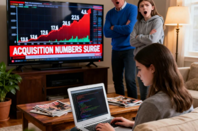 SHE JUST SITS AT HOME CODING,” MY SISTER TOLD THE RELATIVES. EVERYONE PITIED MY ‘UNEMPLOYMENT. WHEN THE ACQUISITION NUMBERS FLASHED ON TV… THEIR PITY TURNED TO PANIC.