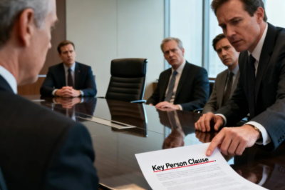 DON’T GO IN TODAY. TRUST ME” MY CONTACT AT OUR $412M CLIENT TEXTED AT 5 AM. THE NEW VP FIRED ME FOR THE NO-SHOW. AT OUR 11 AM PITCH, THE CLIENT’S LAWYER SLID A CONTRACT ACROSS THE TABLE, POINTED TO THE ‘KEY PERSON’ CLAUSE, AND JUST SMILED.