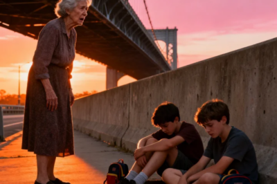 I FOUND MY TWO GRANDSONS LIVING UNDER A BRIDGE. I WAS SHOCKED WHEN I REMEMBERED THAT MY DAUGHTER-IN-LAW HAD TOLD ME THEY’D MOVED TO CANADA AFTER MY SON’S DEATH TWO YEARS EARLIER. I TOOK THEM HOME… AND THEN THEY REVEALED THE TRUTH ABOUT THEIR MOTHER…