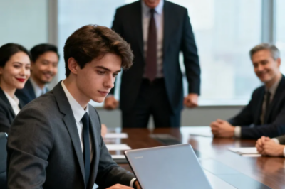 AFTER ONLY 5 MINUTES OF PRESENTING, THE CEO UNPLUGGED MY LAPTOP AND MONITOR. “I CAN’T LISTEN TO THIS CRAP ANY LONGER. YOU’RE EMBARRASSING OUR COMPANY!” HE SAID FURIOUS. PEOPLE SMIRKED, A FEW WHISPERED. I DIDN’T SAY ANYTHING, JUST PACKED UP, SLOW AND STEADY. HE THOUGHT IT WOULD BRAKE ME. HE HAD NO IDEA THE CLIENT HAD ALREADY TEXTED ME: “LEAVE THE ROOM, HE’S ABOUT TO LEARN A LESSON…
