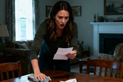 SURPRISED THAT MY HUSBAND HAD FIRED OUR HOUSEKEEPER, I DECIDED TO CLEAN THE HOUSE MYSELF OVER THE WEEKEND UNTIL WE FOUND A NEW ONE. WHILE DUSTING THE LIVING ROOM, I SAW A HIDDEN NOTE FROM THE FIRED MAID: “YOUR HUSBAND IS A MONSTER. LOOK UNDER THE CARPET IN HIS OFFICE AND YOU WILL UNDERSTAND EVERYTHING…