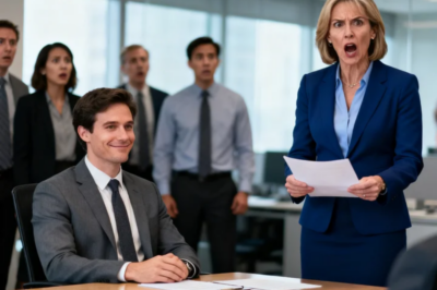 SHE WALKED INTO THE ROOM WITH A TERMINATION LETTER. “SIGN IT AND GET OUT. NOW.” I STAYED CALM, SMILED, AND REPLIED: “YOU MIGHT WANT TO REMIND YOUR LAWYER TO CHECK THE CORE PATENT.” AND THAT’S WHEN THE SCREAMING STARTED…