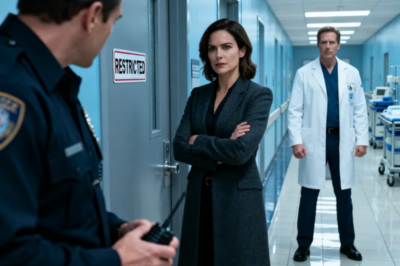 NANNIES WAIT OUTSIDE,” MY SISTER SMIRKED AS SECURITY APPROACHED. MY DAUGHTER WAS CODING BEHIND THOSE DOORS. THEN THE CHIEF SURGEON BURST THROUGH: “WHY IS MY WIFE IN THE HALLWAY?” THE SECURITY GUARD TURNED WHITE.