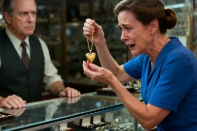 My mother’s necklace was all I had left of her. When it went missing, my son said: ‘stop whining, it’s already sold. I needed that money for my trip desperate, I called the pawn shop trying to get it back. They said: ‘ma’am you won’t believe what we found when we opened the locket on the pendant. I didn’t know it opened!