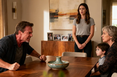 MY STEPFATHER SLAMMED HIS FIST ON THE TABLE AND SHOUTED THAT MY CHILD AND I WERE A BURDEN ON THIS FAMILY AND WERE SUCKING EVERYONE DRY— MY AUNT NODDED ALONG IN AGREEMENT, SO I CALMLY SAID, THIS IS MY HOUSE YOU HAVE TWENTY-FOUR HOURS TO LEAVE.