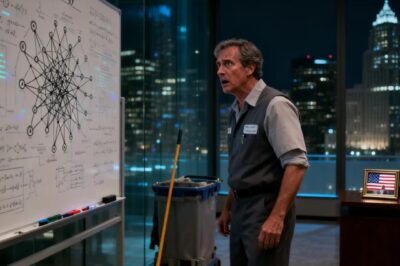 I mopped her floors for 3 years. She thought I was just the night janitor. Then one night she secretly followed me home and opened that barn door. What she saw inside stopped her cold.