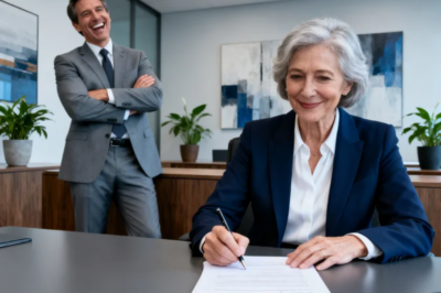 MY HUSBAND DEMANDED A DIVORCE AT MY 68: “I’M TAKING EVERYTHING!” MY LAWYER SHOUTED: “FIGHT BACK!” BUT I CALMLY SIGNED ALL THE PAPERS. HE CELEBRATED FOR TWO WEEKS. I WAS LAUGHING, HE FORGOT….