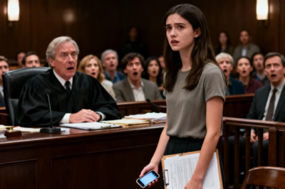 MY PARENTS TOOK ME TO COURT OVER THE $4.8 MILLION INHERITANCE MY GRANDFATHER LEFT ME. “YOUR HONOR, SHE WORKS AS A WAITRESS, CLEARLY UNFIT TO MANAGE MONEY,” THEY SAID. THE JUDGE NODDED AND MOCKED, “A WAITRESS HANDLING MILLIONS? BRILLIANT!” EVERYONE LAUGHED. THEN I STOOD UP AND SAID, “ACTUALLY, YOUR HONOR, I GRADUATED IN LAW FROM HARVARD, AND I JUST RECORDED EVERYTHING.” THE JUDGE TURNED PALE