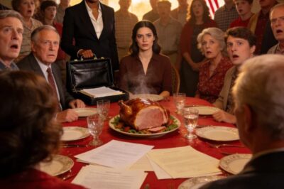 AT THANKSGIVING DINNER, MY PARENTS INFORMED 32 RELATIVES THAT MY SISTER WOULD BE TAKING OVER MY PORTION OF GRANDMA’S ESTATE BECAUSE I ALREADY HAD ENOUGH. WHEN I OBJECTED, MOM SLAMMED HER PALM ON THE TABLE. I NODDED ONCE TO THE WOMAN SEATED IN THE CORNER. SHE OPENED HER BRIEFCASE AND STOOD UP. THE ROOM STOPPED COMPLETELY.