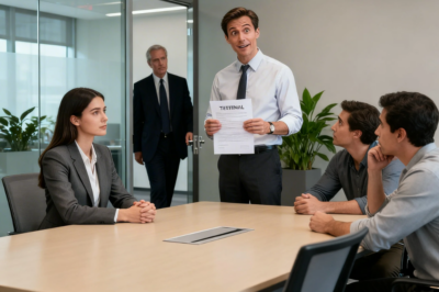 HER CONTRACT STATED: UPON DISMISSAL, ALL CERTIFIED DESIGN APPROVALS BECOME LEGALLY VOID. NEW MANAGER NEVER CHECKED THAT EVERY SINGLE BUILDING CONSENT REQUIRED HER PROFESSIONAL LICENCE TO PROCEED. WHEN THE MD RETURNED, SHE ASKED: “WHO AUTHORISED YOU TO FIRE HER?