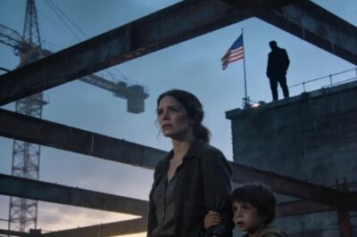 AFTER I BECAME A WIDOW I STARTED WORKING AT A CONSTRUCTION SITE AND HELPED A HOMELESS BOY EVERY MORNING – ONE DAY HE GRABBED MY SLEEVE AND BEGGED “PLEASE DON’T GO ON THE ROOF TODAY” WHEN I LOOKED UP… SOMEONE WAS STANDING BEHIND THE SAFETY RAILING WATCHING US