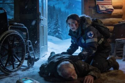 I CAME HOME THROUGH THE SNOWSTORM. THE CABIN WAS FREEZING AND SILENT. ON THE COUNTER LAY HER NOTE: “WE’RE IN VEGAS. YOU DEAL WITH RILEY.” I FOUND MY GRANDFATHER CRAWLING ON THE FLOOR, BARELY CONSCIOUS. MY STEPMOTHER HAD LEFT HIM THERE TO DIE. BUT WHEN HE GRIPPED MY HAND, HE WHISPERED: “THEY DON’T KNOW WHAT I KEPT HIDDEN… FINISH THIS FOR ME.” WHEN SHE RETURNED…