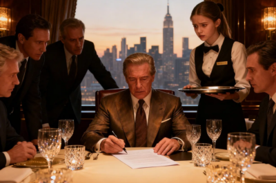 I WAS A WAITRESS SERVING A BILLIONAIRE’S PRIVATE DINNER. HE WAS ABOUT TO SIGN A $100M DEAL. I SAW SOMETHING THAT MADE MY BLOOD RUN COLD. I HAD TO CHOOSE: KEEP QUIET AND KEEP MY JOB, OR SPEAK UP AND RISK EVERYTHING. “IT’S A FAKE,” I WHISPERED.