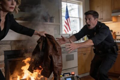 AFTER MY FATHER DROPPED DE AD MY STEPMOTHER GRABBED HIS JACKET AND THREW IT INTO THE FIREPLACE “LET HIS JUNK BURN WITH HIS DEBTS” SHE SAID THE FLAMES ROSE I REACHED IN AND PULLED IT OUT BURNING MY HANDS SHE LAUGHED LATER WHEN THE ESTATE ATTORNEY CUT OPEN THE HIDDEN LINING- HER FACE TURNED PALE WHATEVER WAS INSIDE WAS.. NEVER MEANT TO BURN