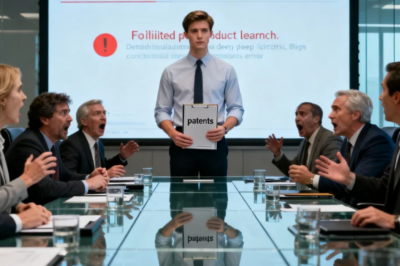 ON MY FIRST DAY, THE NEW CTO’S DAUGHTER LOOKED AT ME AND SNAPPED, ‘GO BACK TO YOUR FANTASY FOOTBALL GAMES, BOY.’ INSTEAD, I PACKED UP MY ENTIRE PATENT PORTFOLIO AND WALKED OUT. WHEN THEIR BIG LAUNCH FAILED DAYS LATER… THE BOARDROOM ERUPTED: “WHO SABOTAGED THIS?!