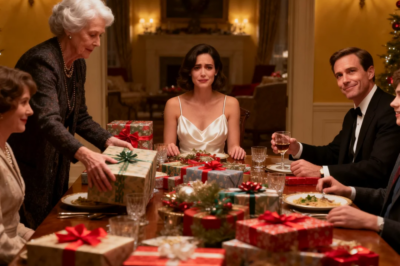 At New Year’s dinner, my mom handed out gifts one by one—skipping me like I wasn’t even there. She slid mine past me and placed it in my brother’s hands instead. When I looked at her, she didn’t hesitate. “There’s nothing for someone who contributes nothing,” she said flatly. My dad added without looking up, “We tolerate you. That’s about it.” My brother laughed under his breath, “You don’t belong here.” I smiled, pushed my chair back, and walked out. On January 2nd, 7:00 a.m., I left a box at their door, rang the bell, and disappeared. My mom opened it—and screamed, “What is this? No… this can’t be happening!” My father looked inside and instantly started to panic. My brother saw it last… and went pale…