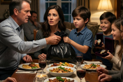 At dinner, grandpa gave my brother’s kids gold watches but gave my son a bag of trash. “He’s not a real family member,” he laughed. Little did he know, I had just cut his $8,000/month medical care. He regretted it soon…