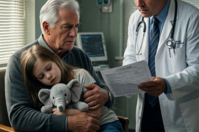 I drove to my son’s house to drop off a birthday gift. my granddaughter pulled me close and whispered: “grandpa, can you ask mom to stop putting things in my juice? i rushed her to the doctor. when the results came back, the doctor went silent..