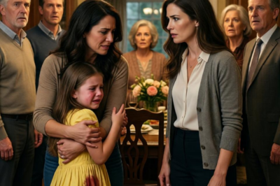During a family celebration, my sister poured a glass of wine over my 6-year-old daughter’s head and lied to try to destroy my relationship with her, saying “Nobody loves you, you’re adopted.” Everyone fell silent. Then I stood up and said just one word. She started screaming…