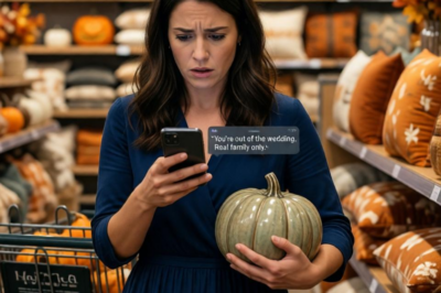 My sister texted, “you’re out of the wedding – only real family belongs here.” i replied, “perfect. then real family can pay their own wedding bills.” they laughed all night – by morning, they were begging…