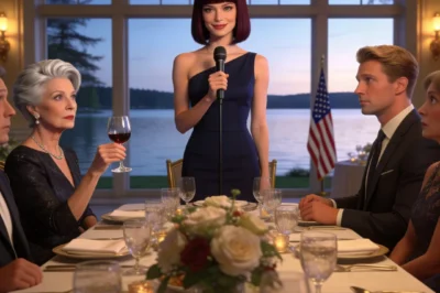 I set the salad on the table, and my mother-in-law didn’t even look up before saying, “The help doesn’t eat with the family,” right in front of everyone. No one laughed and no one corrected her. I met her eyes, held it for a second, and calmly said, “Then it’s a good thing I own this entire resort… including your luxury hotel.” I didn’t look away. That’s when the room went completely silent.