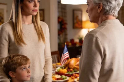 My mom “forgot” to save dessert for my son at Thanksgiving and looked at him and said, “He didn’t earn it after the way he acted.” Meanwhile, my sister’s kids were getting seconds. I quietly helped my son put on his coat, and we left without a word. Then at 10:13 PM, my dad texted me: “Transfer the mortgage tomorrow.” I didn’t argue. I didn’t reply. I just made a decision that changed everything for us.