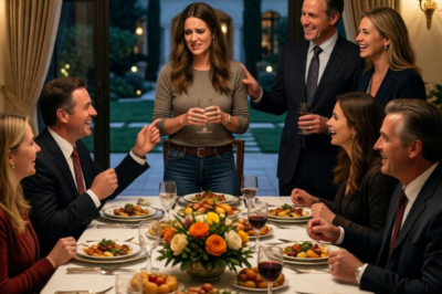 “One daughter is a doctor… the other is a maid,” my mom toasted at Thanksgiving, laughing with fourteen people present. And when she tried to toast my sister again… I stood up, smiled, and said something no one at that table could ever forget…