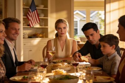 MY PARENTS ANNOUNCED AT EASTER DINNER: “WE’RE FLYING THE WHOLE FAMILY TO PARIS FOR YOUR SISTER’S WEDDING IN JUNE.” EVERYBODY CHEERED. THEN I ASKED THEM: “WHAT DATE IS THE CEREMONY?” MOM SMIRKED: “YOU’RE NOT INVITED. YOU CAN STAY HOME AND WATCH YOUR SON.” THE TABLE WENT QUIET. I SMILED… AND DROPPED THE BOMB…