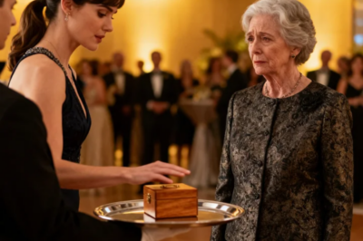 AT MY SON’S LAUNCH PARTY, I GAVE HIM A WOODEN BOX. HIS WIFE GRABBED IT AND PUT IT ON THE WAITER’S TRAY: “SAVE THE SENTIMENTAL STUFF FOR LATER, MOM.” I WALKED OUT. THE NEXT MORNING, I CALLED MY ATTORNEY. SHE WENT QUIET: “MARGARET… ARE YOU ABSOLUTELY SURE?